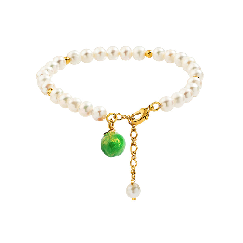 Fruit Bracelet with Pearls
