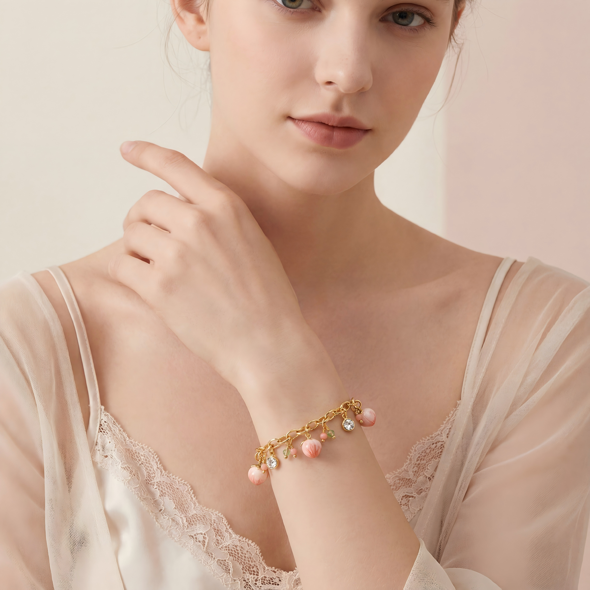 Peach Bracelet