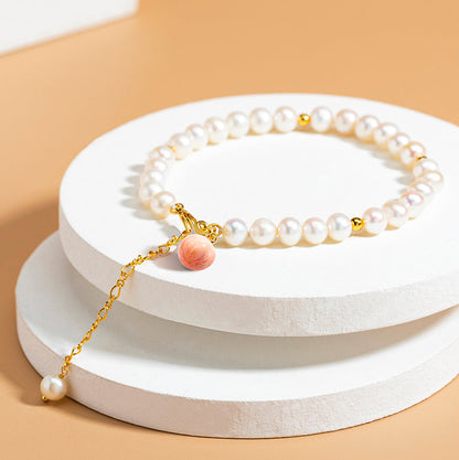 Fruit Bracelet with Pearls