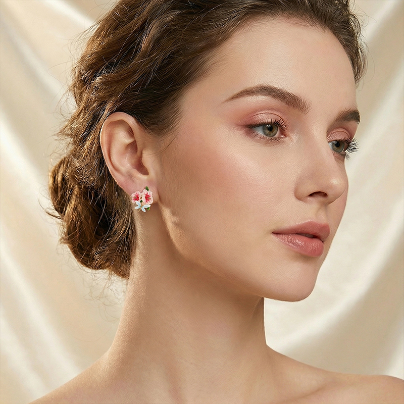 Hibiscus Earrings