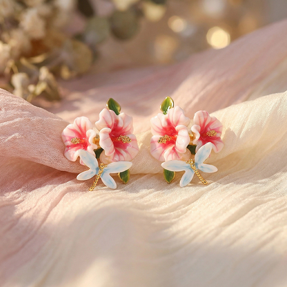 Hibiscus Earrings