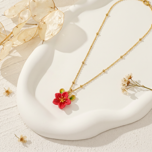 Red Crabapple Necklace
