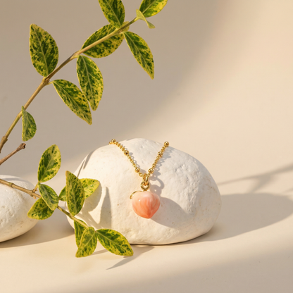 Peach Necklace