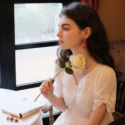 Hawthorn Drop Earrings