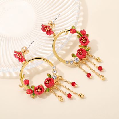 Red Crabapple Jewelry Set