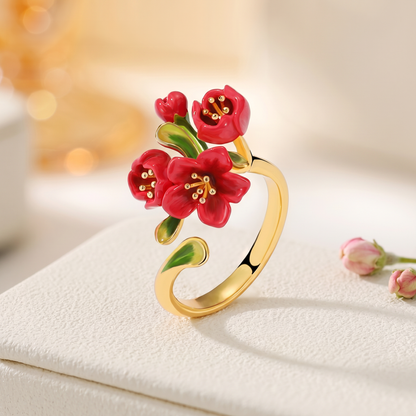 Red Crabapple Ring
