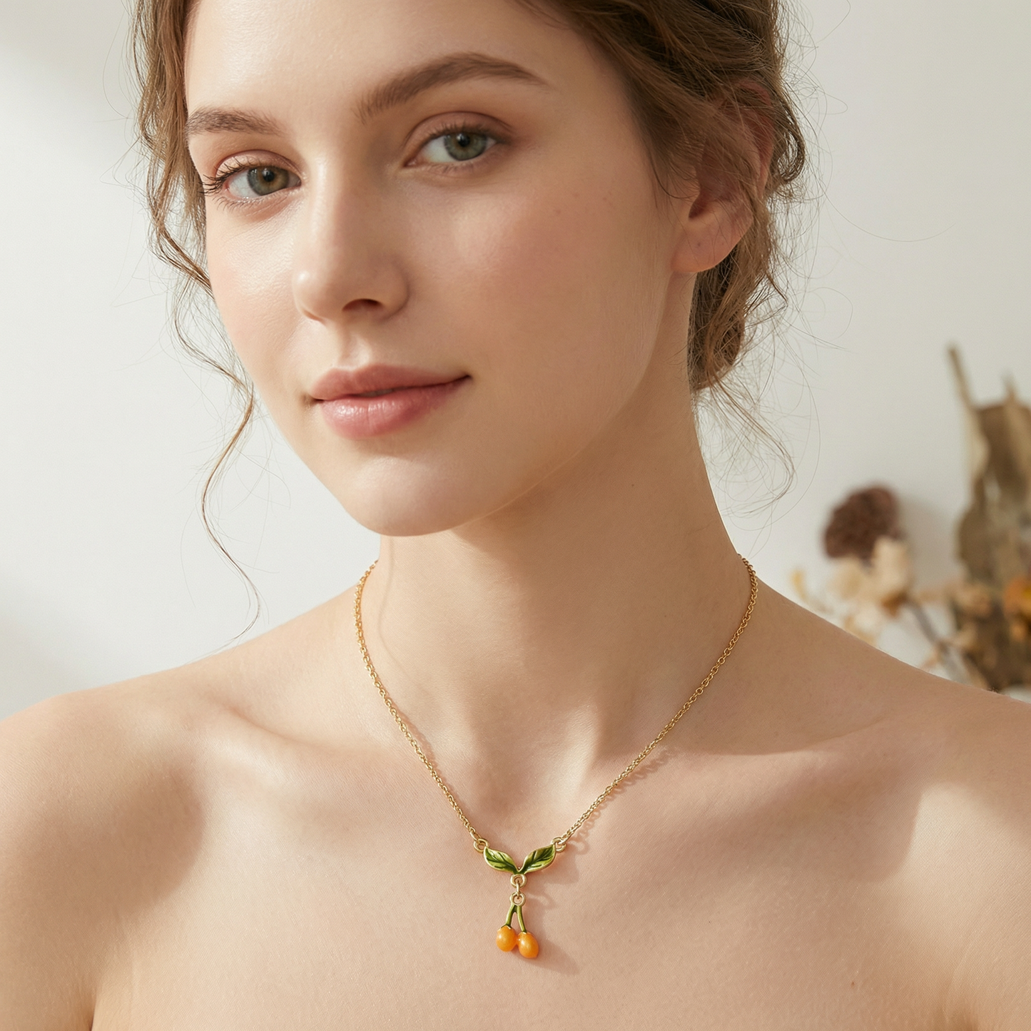 Kumquat Necklace