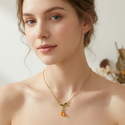 Kumquat Necklace