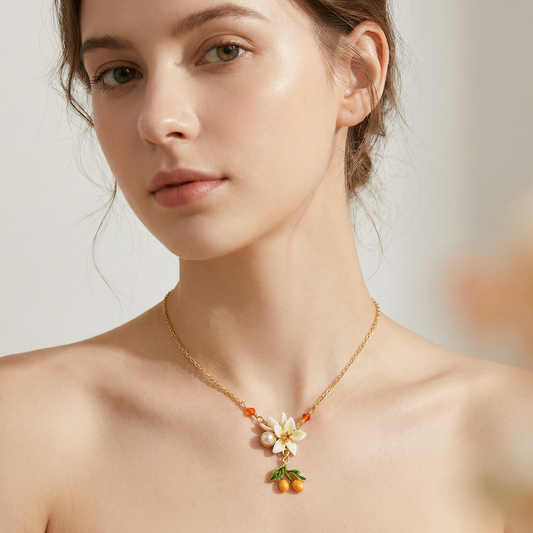 Orange Blossom Necklace