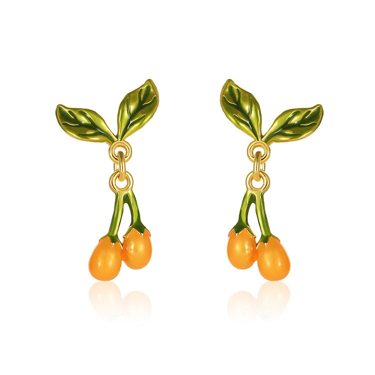 Kumquat Stud Earrings