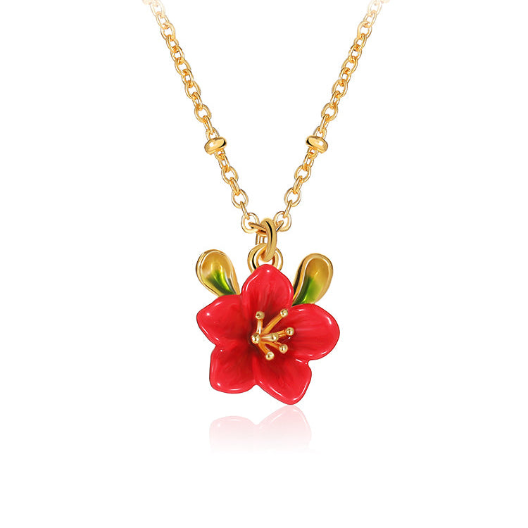 Red Crabapple Jewelry Set