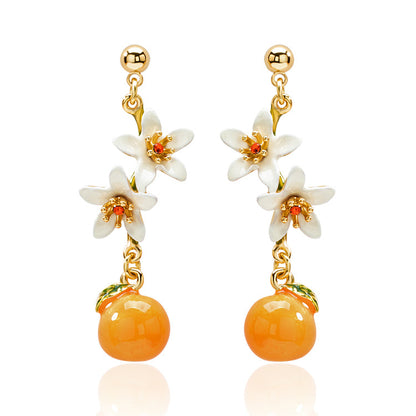 Orange Blossom Jewelry Set