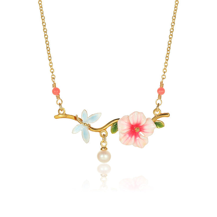 Hibiscus Jewelry Set