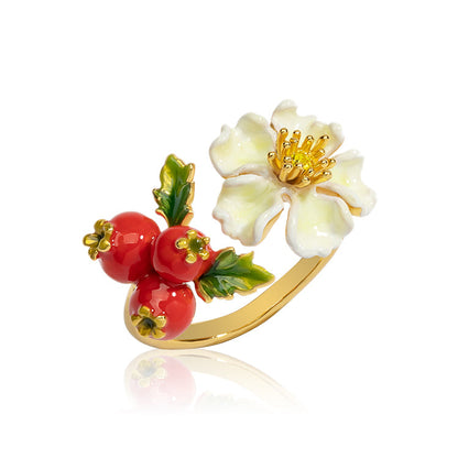 Pomegranate Flower Ring