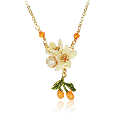 Orange Blossom Necklace