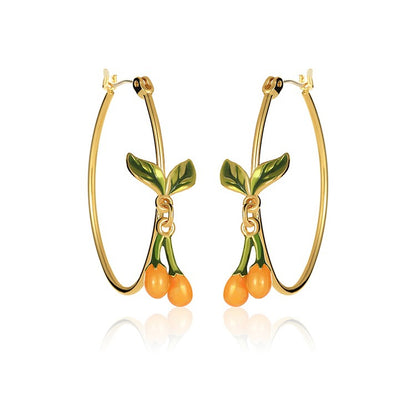 Orange Blossom Jewelry Set