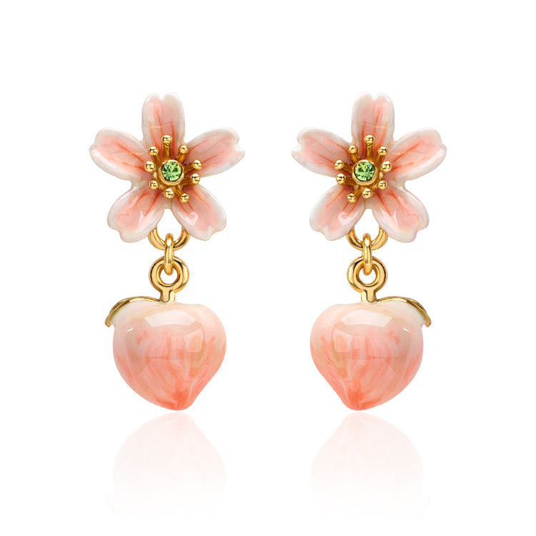 Peach Earrings