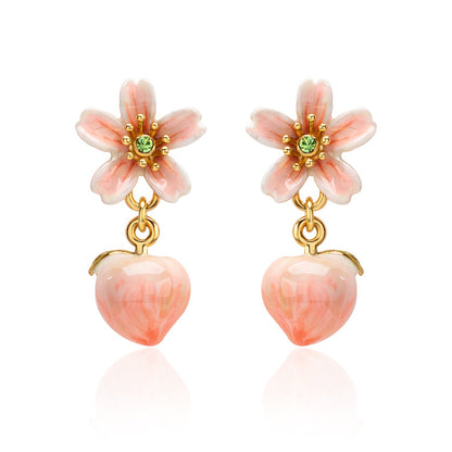Peach Earrings