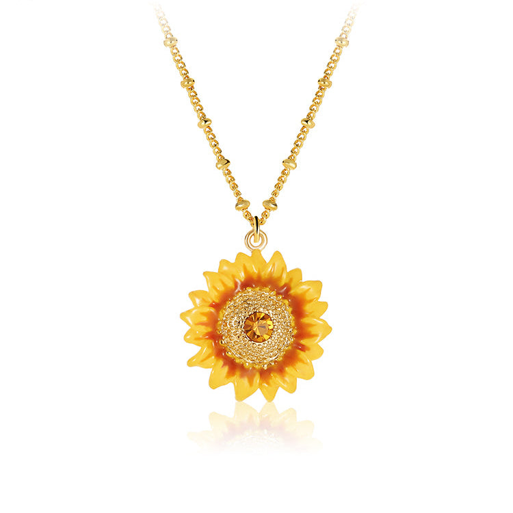 Sunflower Necklace