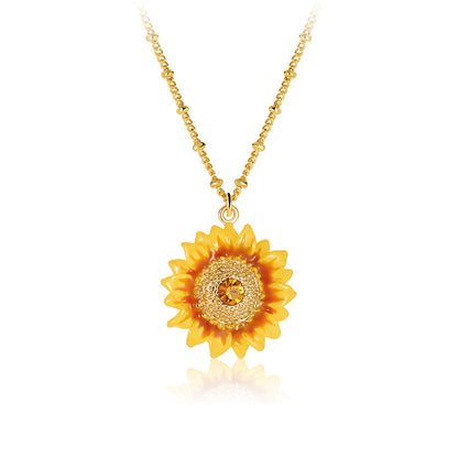Sunflower Necklace
