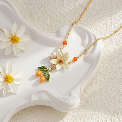 Orange Blossom Necklace