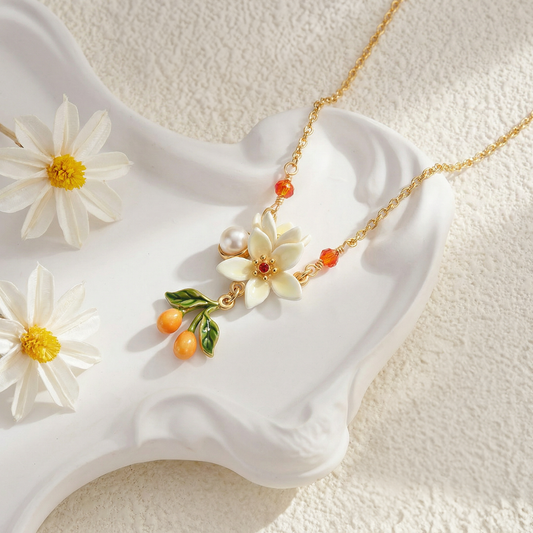 Orange Blossom Necklace