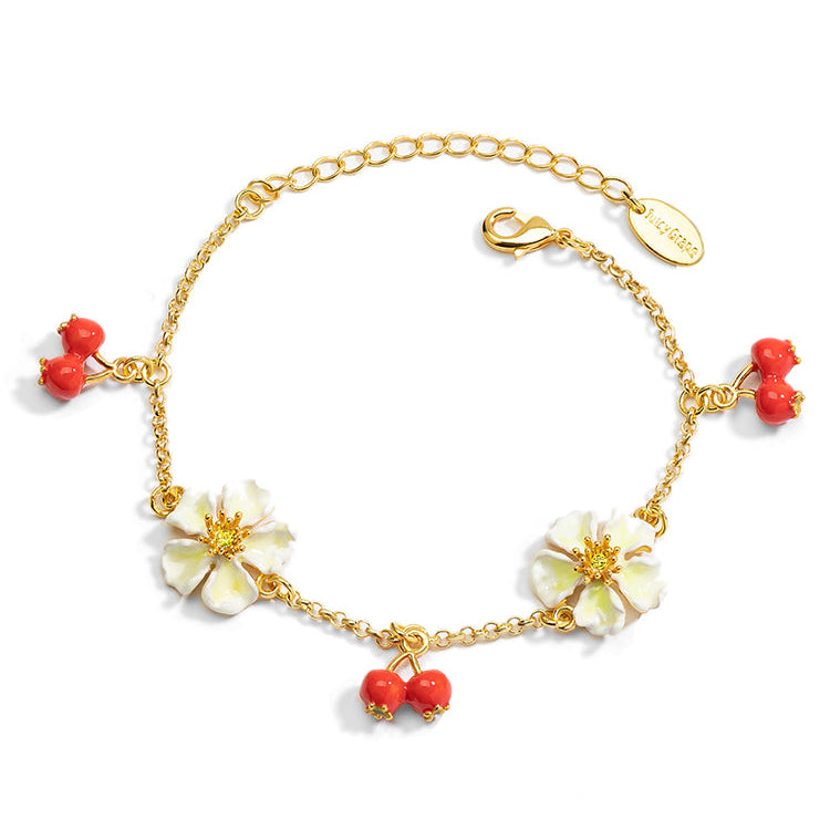 Cherry Flower Bracelet