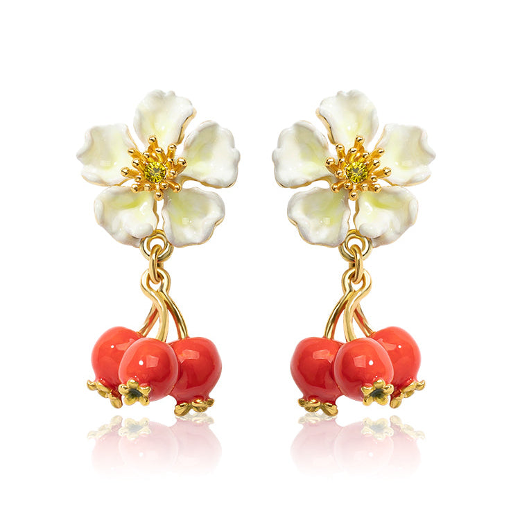 Fruit and Flower Earrings