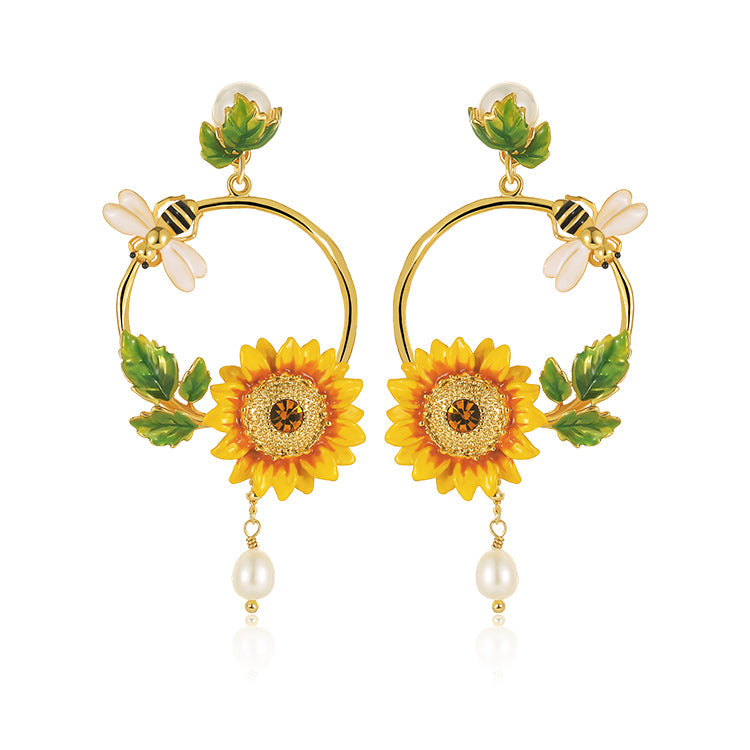 Sunflower Earring