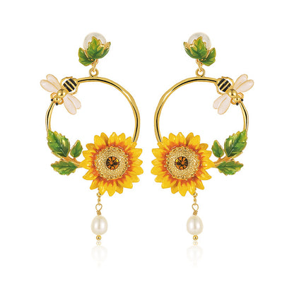 Sunflower Earring