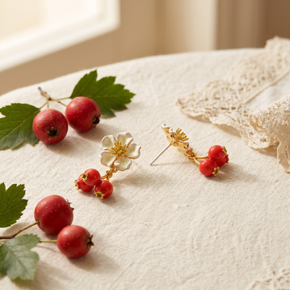 Fruit and Flower Earrings