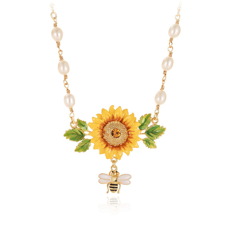 Sunflower Necklace