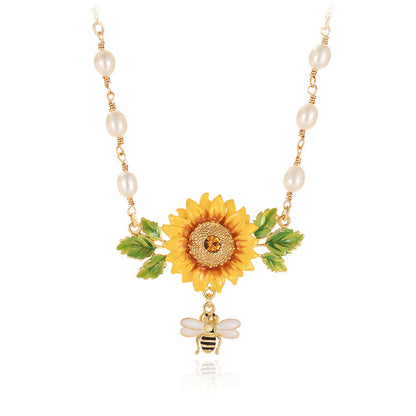 Sunflower Necklace