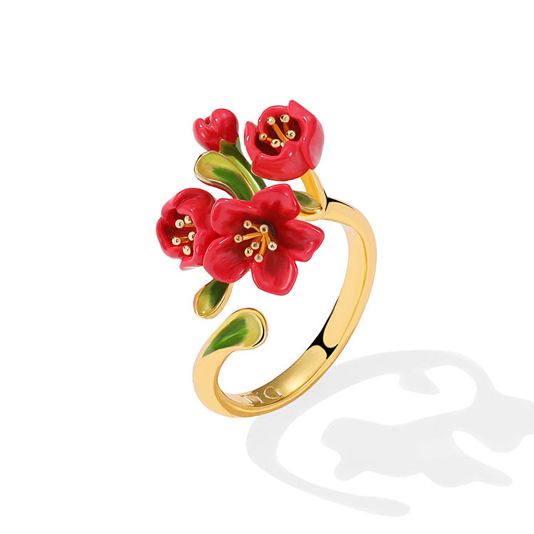Red Crabapple Ring
