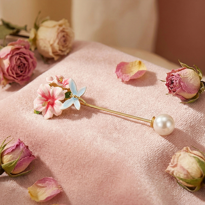 Hibiscus Brooch