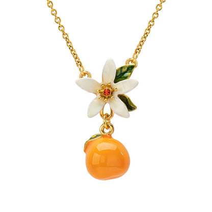 Orange Blossom Jewelry Set