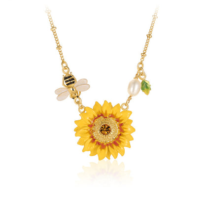 Sunflower Necklace