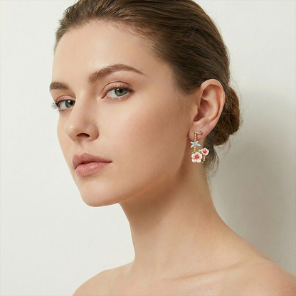 Hibiscus Earrings