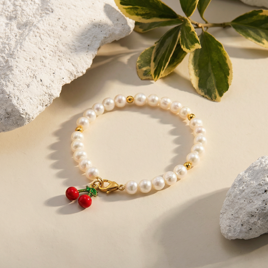 Fruit Bracelet with Pearls