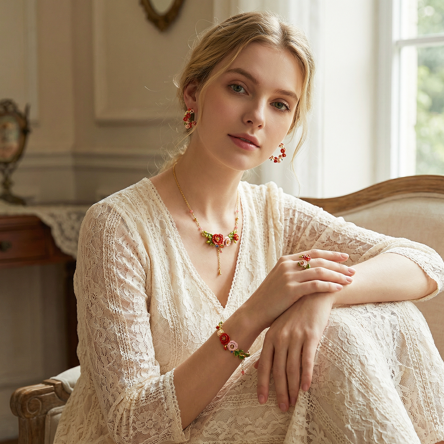 Poppy Hoop Earrings