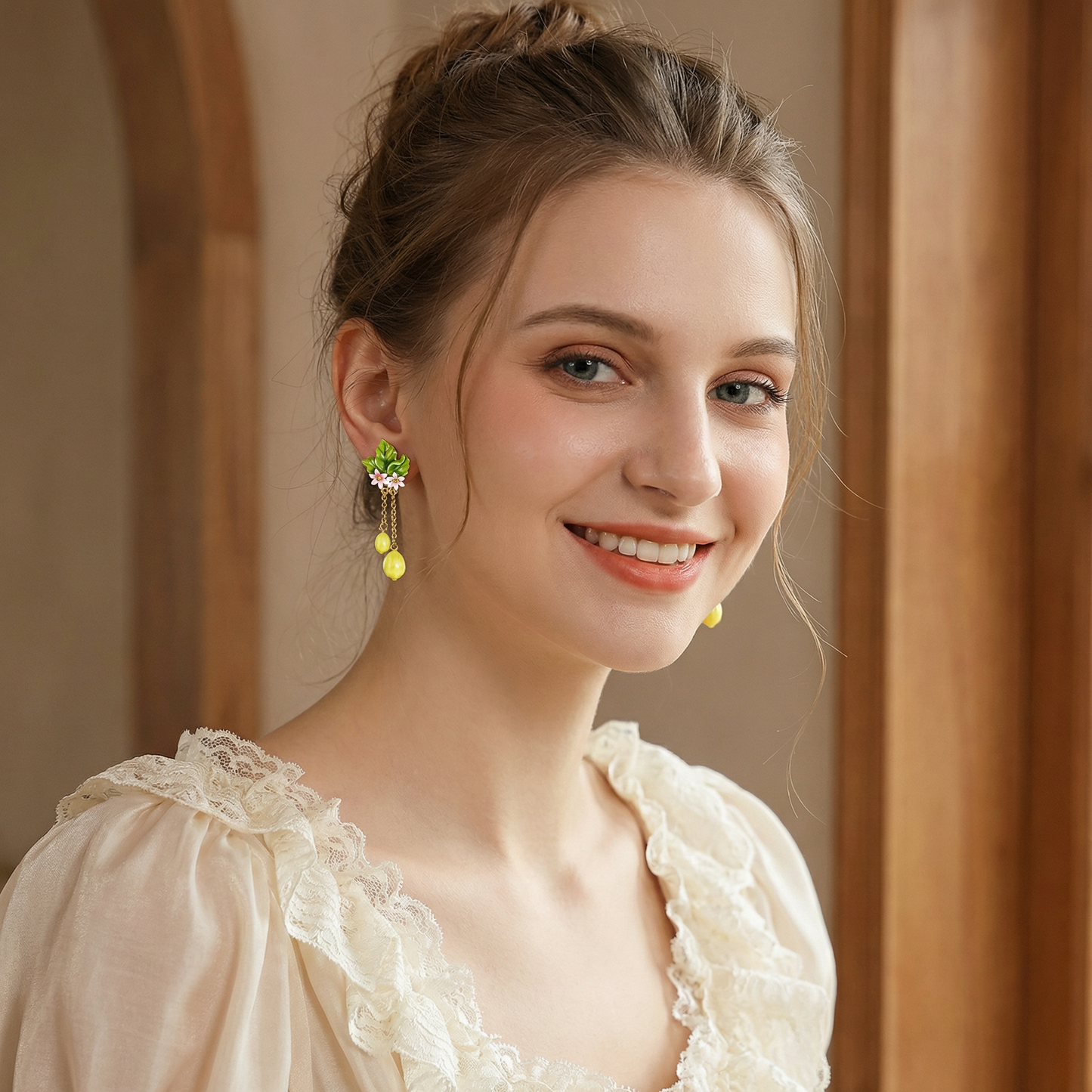 Lemon Tassel Earrings