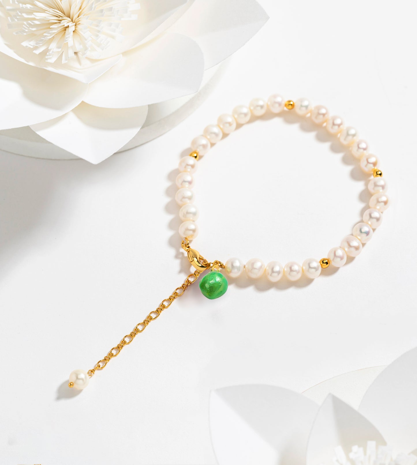 Fruit Bracelet with Pearls