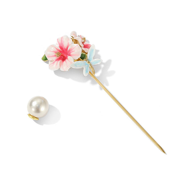 Hibiscus Brooch