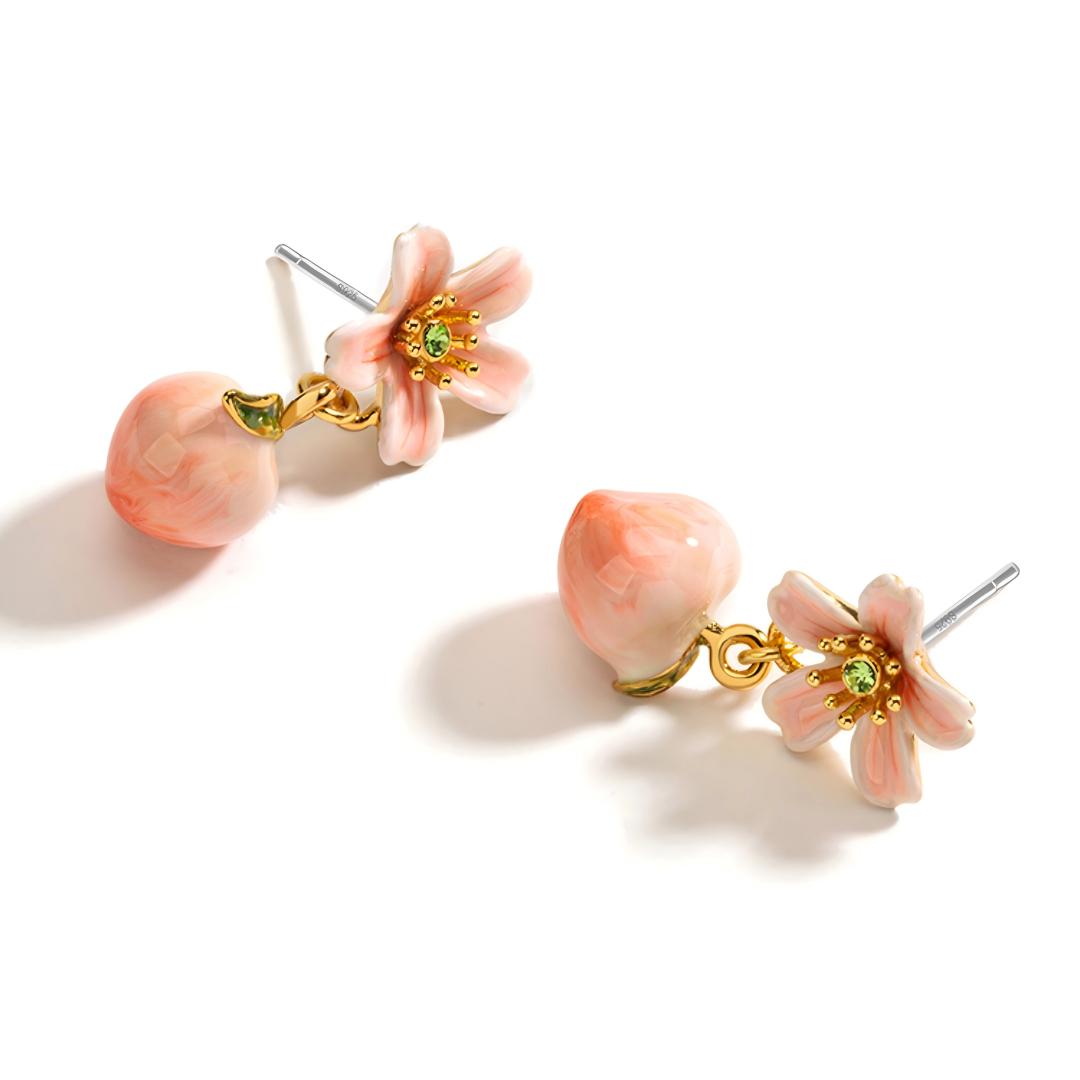 Peach Blossom Jewelry Set