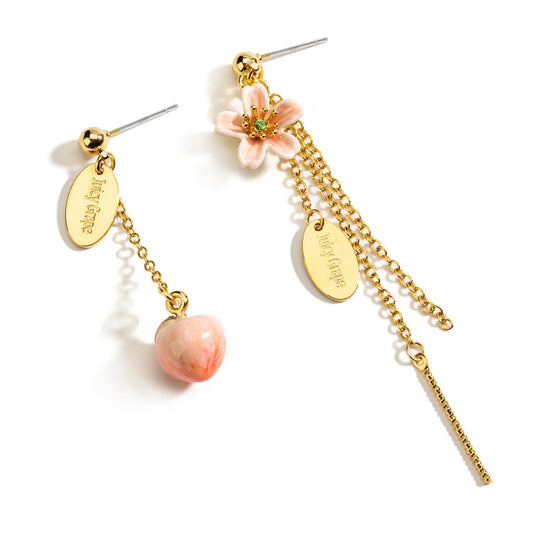 Peach Blossom Earrings