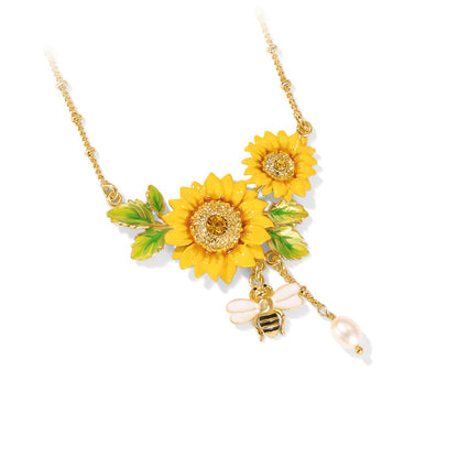 Sunflower Necklace
