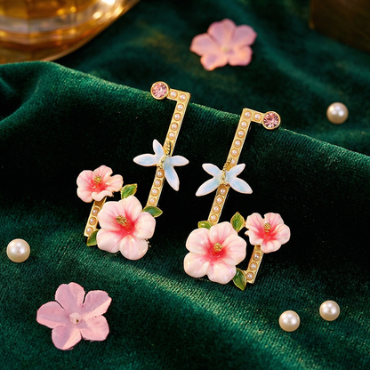 Hibiscus Earrings