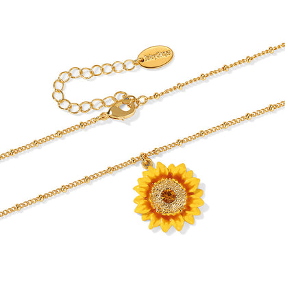 Sunflower Necklace