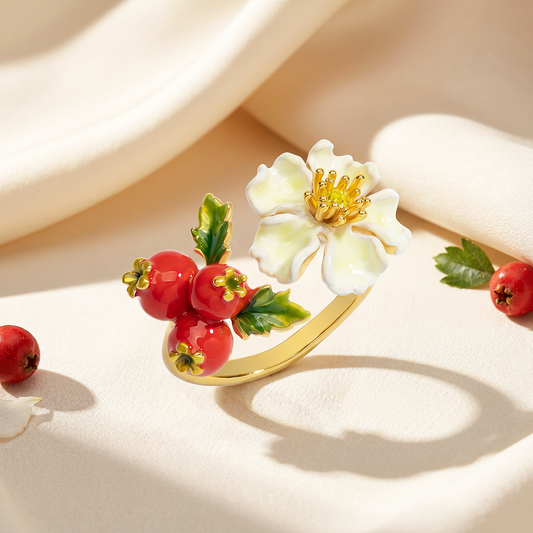 Pomegranate Flower Ring