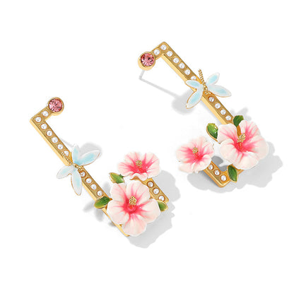 Hibiscus Jewelry Set